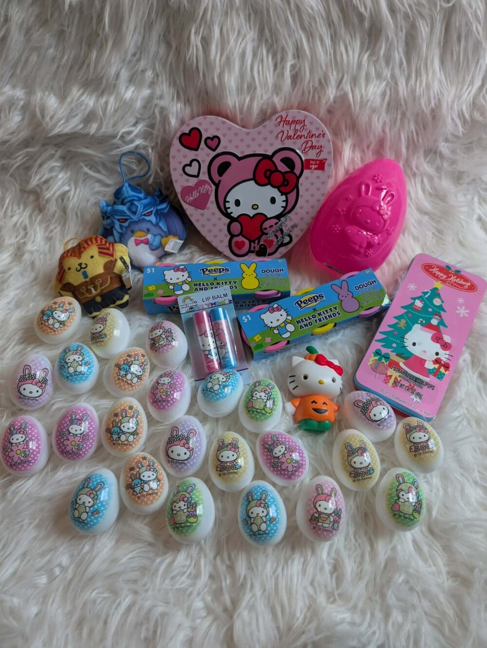 ✨️Hello Kitty Assorted Pink & Pastel Bundle Lot Sanrio Egg Toy Collection